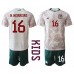 Cheap Mexico Hector Herrera #16 Away Football Kit Children World Cup 2022 Short Sleeve (+ pants)